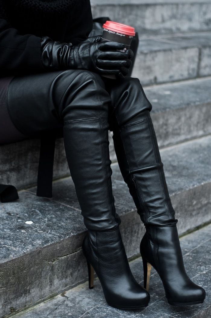 black-leather-hooker-boots