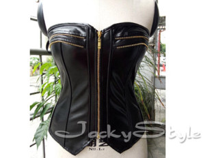 black-leather-corset-with-brass-zipper-featured