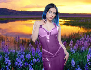 lilac-and-semi-transparent-lilac-latex-sheeting-for-dress-featured