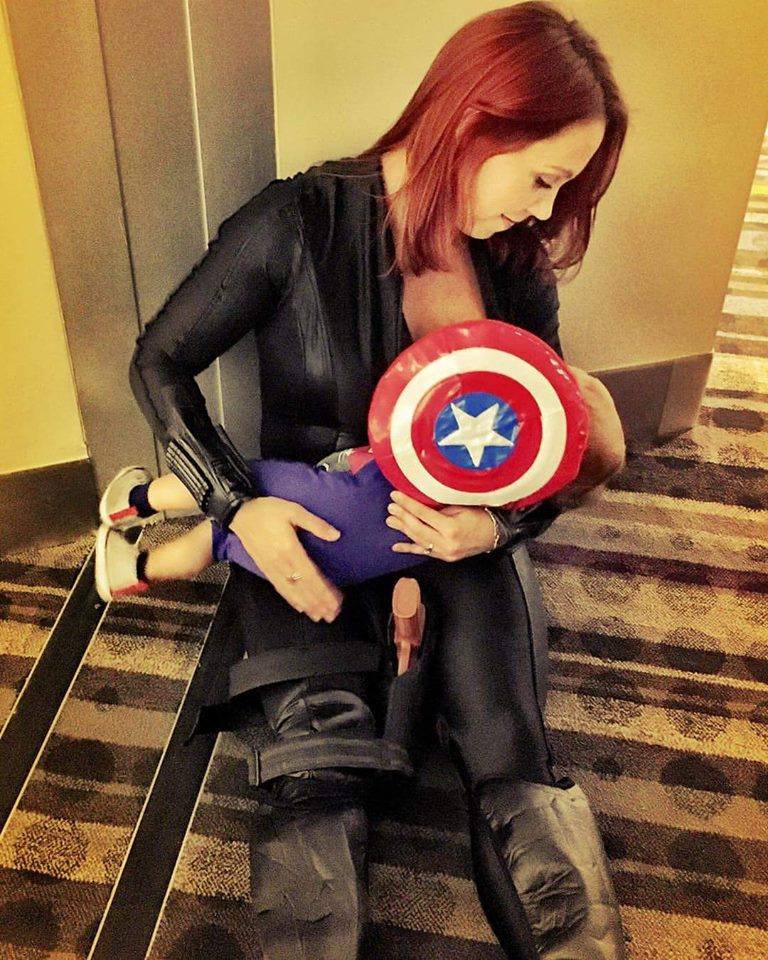 Superhero Cosplay Mom