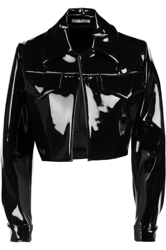 Black PVC jacket