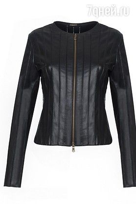 Black vegan leather jacket