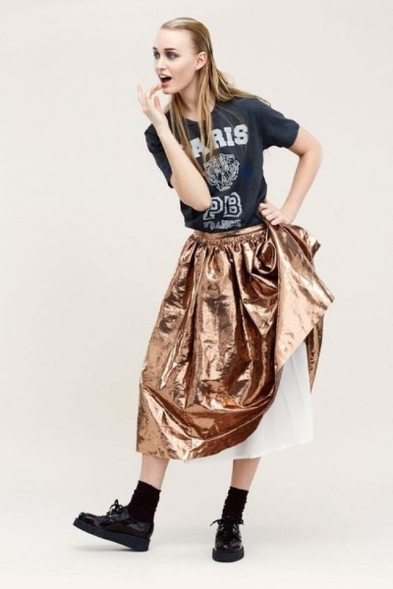 Bronze PVC skirt