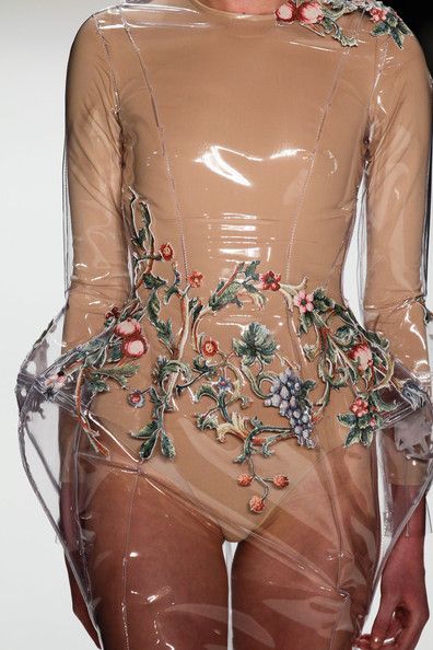 Transparent vinyl dress