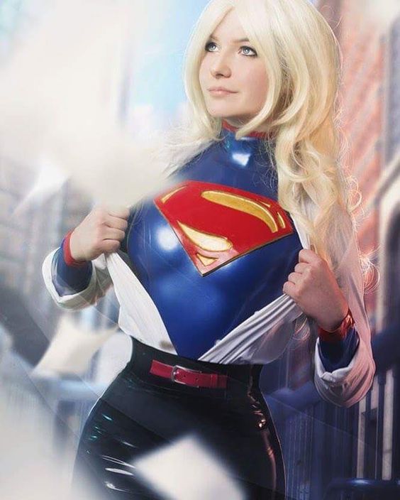 Latex Superwoman costume