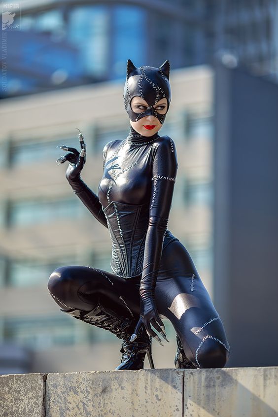 Sleek Catwoman costume