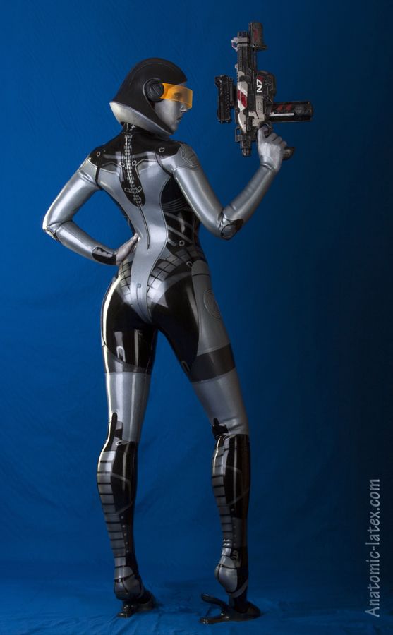 Mass Effect EDI latex costume