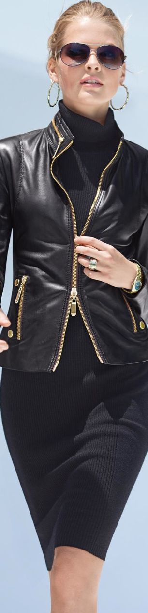 Jacket with zipper details