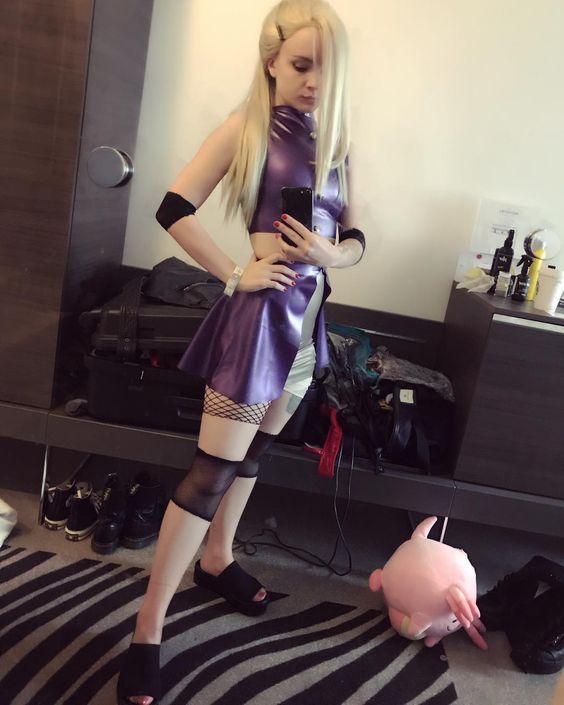 Metallic purple latex for cosplay