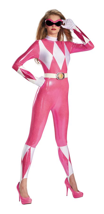 PVC Pink Power Ranger costume
