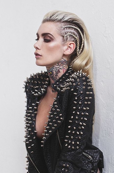 Corn rows, leather, and spikes