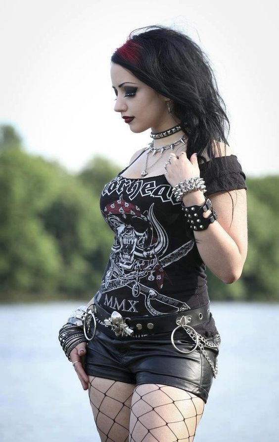 Image Of Spikes Leather Goth And Punk