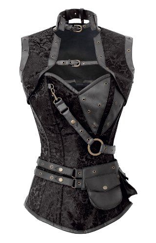 Steampunk corset top