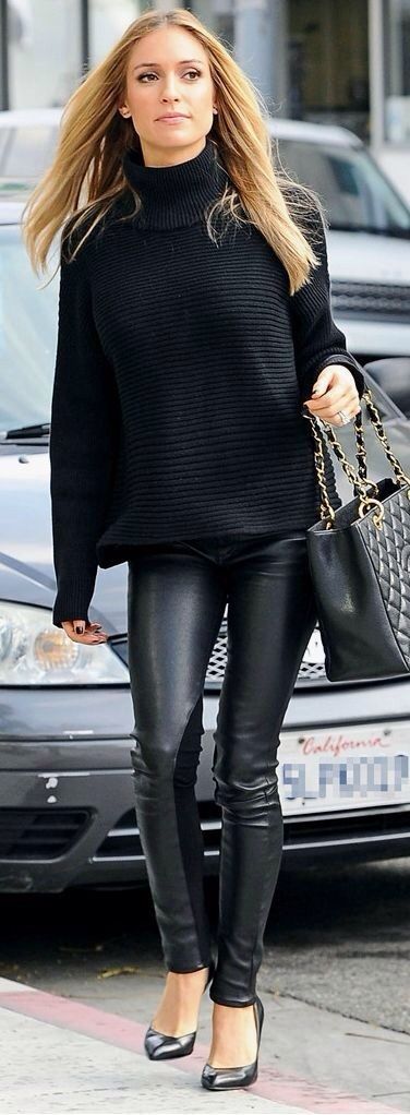 Best Faux Leather Leggings Inspired by Jennifer Lopez's Street Style