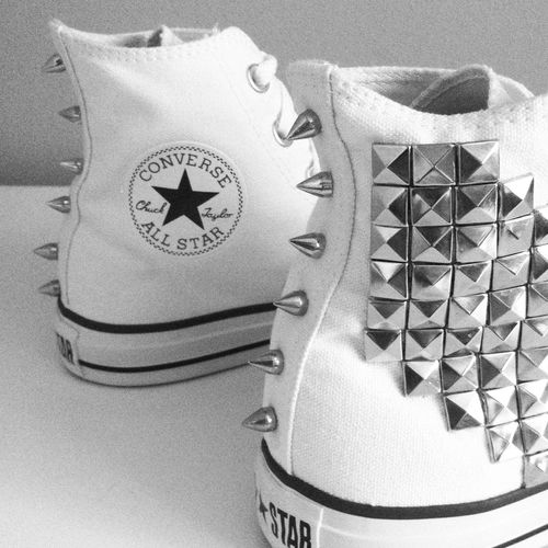 Studded Converse sneakers