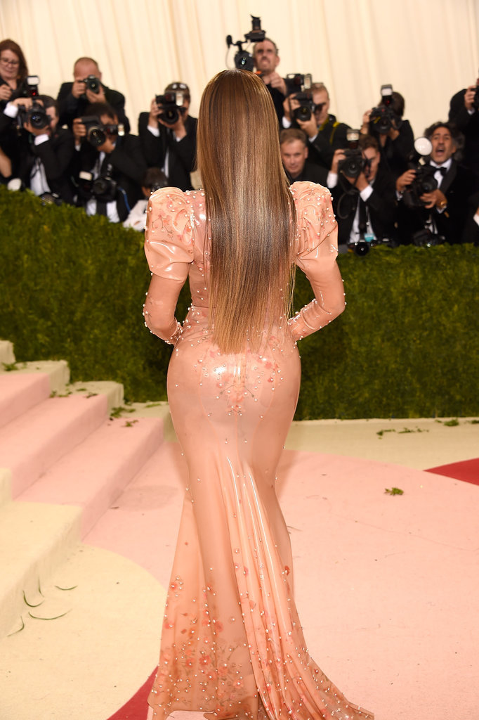 Transparent latex dress worn by Beyonce