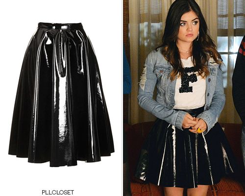 Vinyl flare skirt from Pretty Little Liars tv show