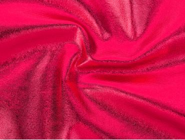 metallic red spandex foil lame fabric