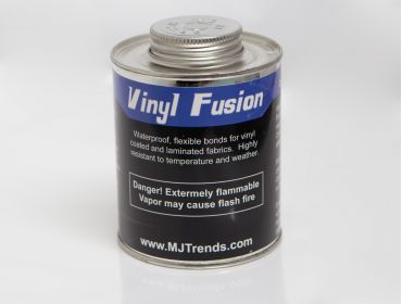 Adhesive for vinyl sheeting, PVC fabric, or PU fabric.