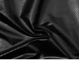 Black faux snakeskin vinyl embossed fabric. thumbnail image.