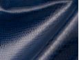 Blue faux snakeskin fabric. thumbnail image.