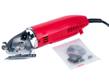 Electric fabric, textile rotary cutter with 2 inch blade.