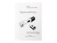 Instruction booklet for cordless electric rotary fabric cutter. thumbnail image.