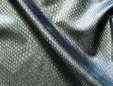 Green - black 4-way stretch imitation snakeskin fabric. thumbnail image.