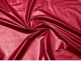 Metallic red stretch vinyl fabric. thumbnail image.