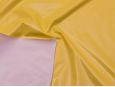 Backing of yellow stretch vinyl fabric. thumbnail image.