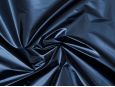 Metallic blue vinyl fabric. thumbnail image.