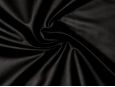 Black faux leather fabric. thumbnail image.