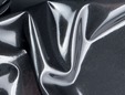 Shiny metallic black latex sheeting. thumbnail image.
