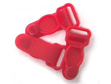 Red 12mm Garter clip