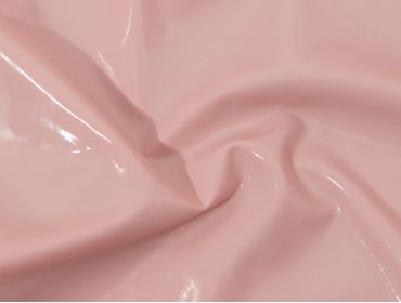 Baby pink latex sheeting for fashion.