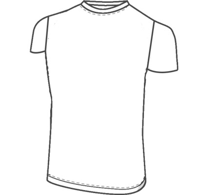 Mens custom short sleeve shirt clothing pattern for use with latex, vinyl, or other fabrics.