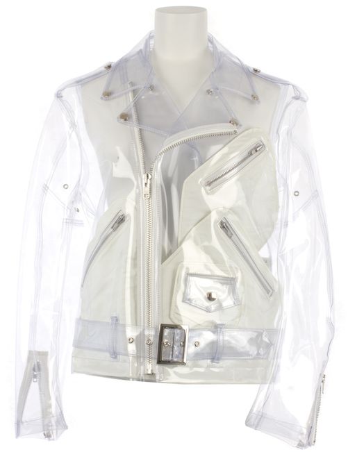 Image of: Transparent vinyl jacket