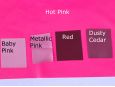 various colors of pink and red latex rubber sheeting thumbnail image.