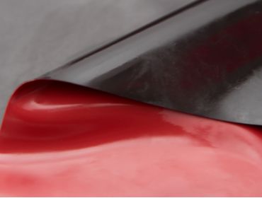 Double sided black and red latex sheeting.