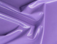 Purple lilac latex sheeting fabric with shine applied. thumbnail image.