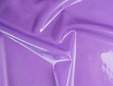 Shine applied to semi-transparent lilac latex sheeting material. thumbnail image.