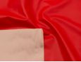 4 way stretch red leatherette fabric. thumbnail image.