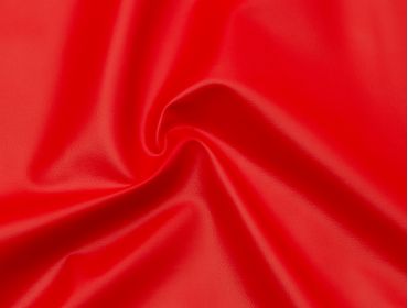 4-way stretch red pleather fabric.