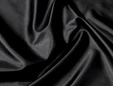Black faux leather vegan fabric. thumbnail image.