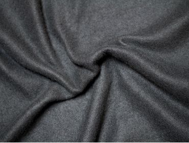 black fleece fabric.