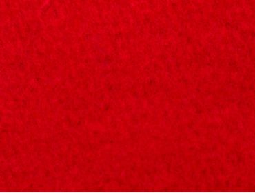 Red fleece fabric.