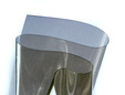 Olive military drab semi-transparent vinyl pvc material thumbnail image.