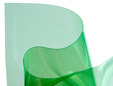 Semi-transparent green vinyl fabric. thumbnail image.