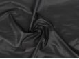 flat matte black 4 way stretch spandex like leather fabric thumbnail image.