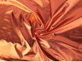 metallic orange foil spandex high stretch material thumbnail image.